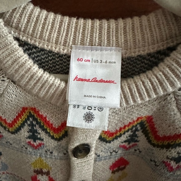 Cozy Knit Patterned Kids One Piece - Picture 3 of 3